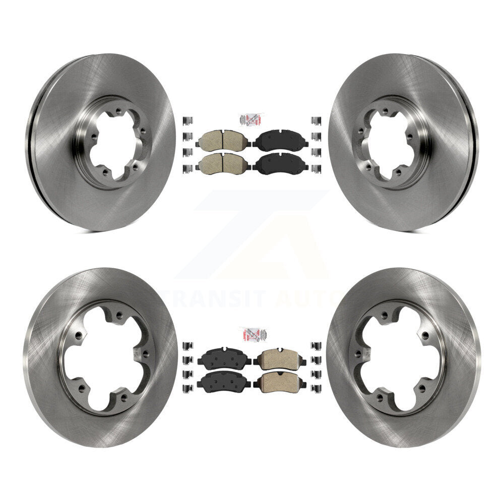 Front Rear Semi-Metallic Pad Brake Rotor Kit For Ford Transit-250 Transit-150 Transit-350 K8A-106708