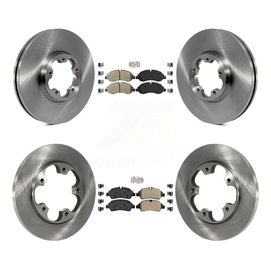 Front Rear Semi-Metallic Pad Brake Rotor Kit For Ford Transit-250 Transit-150 Transit-350 K8A-106708