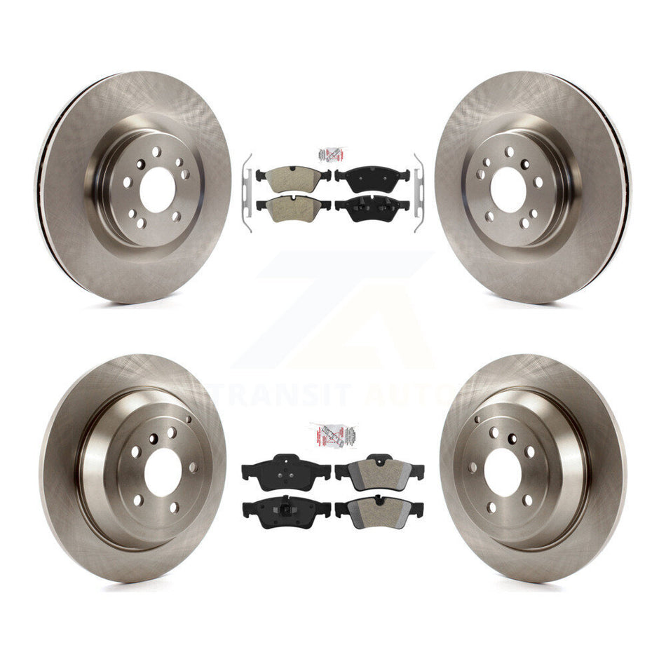Front Rear Semi-Metallic Pads And Disc Brake Rotors Kit For Mercedes-Benz ML320 K8A-106715