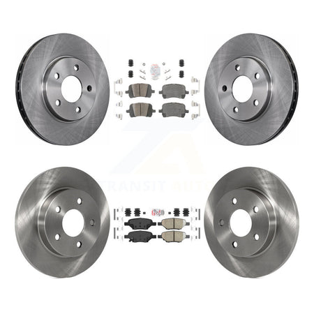 Front Rear Ceramic Pads And Disc Brake Rotors Kit For Chevrolet Malibu Pontiac G6 K8A-106716