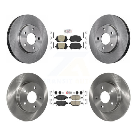 Front Rear Ceramic Pads And Disc Brake Rotors Kit For Chevrolet Malibu Pontiac G6 K8A-106718