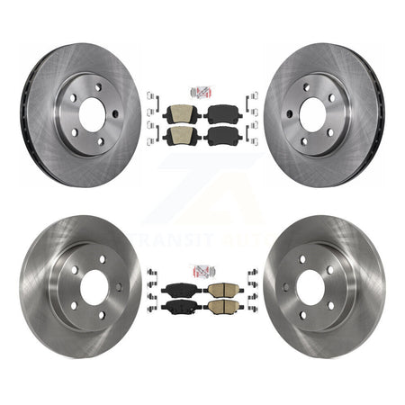 Front Rear Ceramic Pads And Disc Brake Rotors Kit For Chevrolet Malibu Pontiac G6 K8A-106719
