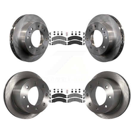 Front Rear Semi-Metallic Pad & Brake Rotor Kit For GMC Sierra 3500 HD Chevrolet Silverado K8A-106727