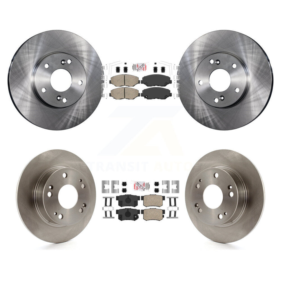Front Rear Ceramic Pads And Disc Brake Rotors Kit For Honda Accord K8A-106737