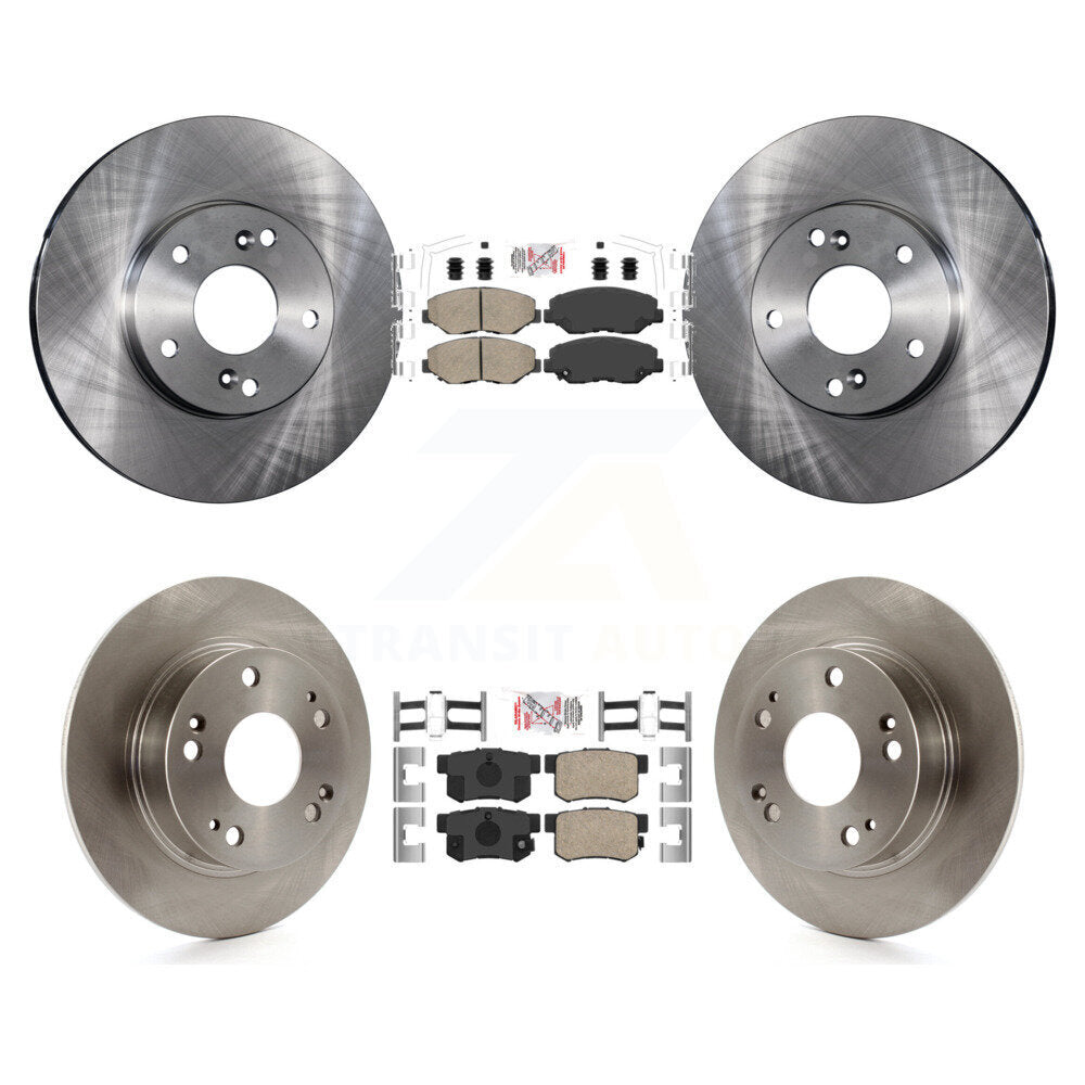 Front Rear Ceramic Pads And Disc Brake Rotors Kit For Honda Accord K8A-106738