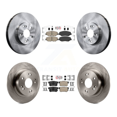 Front Rear Ceramic Pad & Brake Rotor Kit For Honda Accord With 300mm Diameter K8A-106739