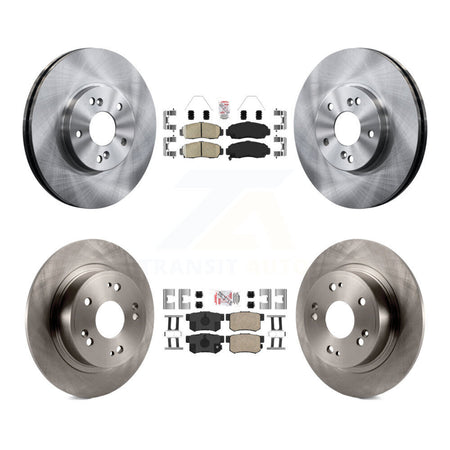Front Rear Ceramic Pads And Disc Brake Rotors Kit For Honda Accord K8A-106747