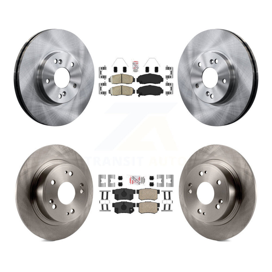 Front Rear Ceramic Pads And Disc Brake Rotors Kit For Honda Accord K8A-106747