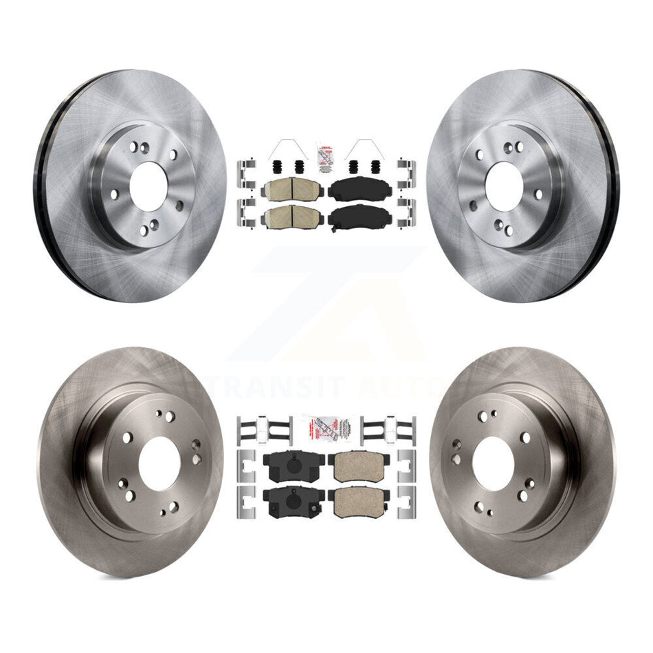 Front Rear Ceramic Pads And Disc Brake Rotors Kit For Honda Accord K8A-106748