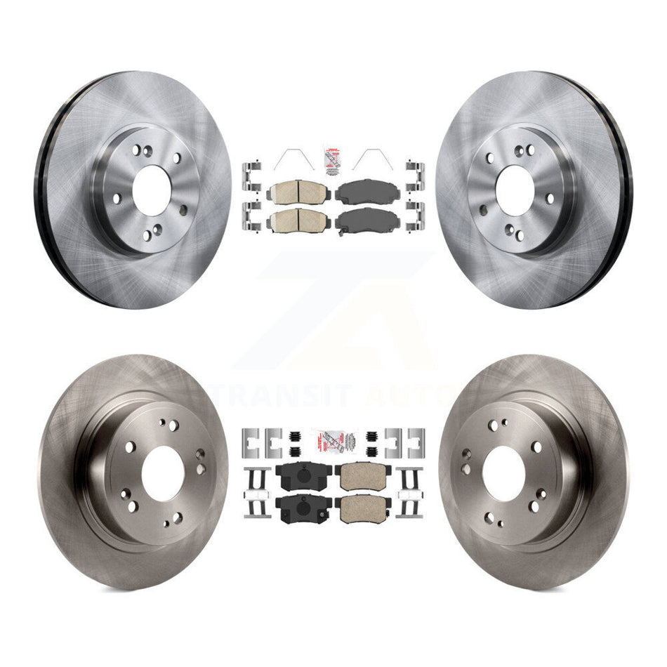 Front Rear Ceramic Pads And Disc Brake Rotors Kit For Honda Accord K8A-106749