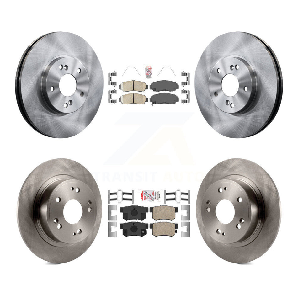 Front Rear Ceramic Pads And Disc Brake Rotors Kit For Honda Accord K8A-106750