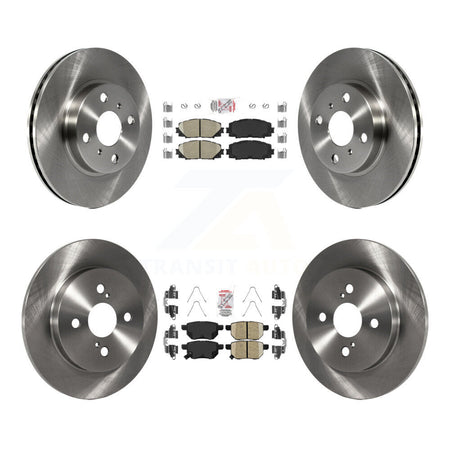 Front Rear Ceramic Pads And Disc Brake Rotors Kit For Toyota Yaris K8A-106755