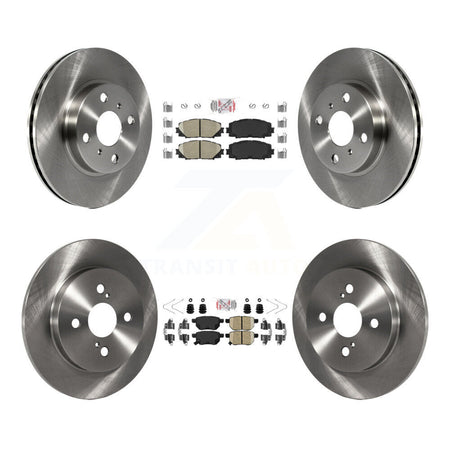 Front Rear Ceramic Pads And Disc Brake Rotors Kit For Toyota Yaris K8A-106756