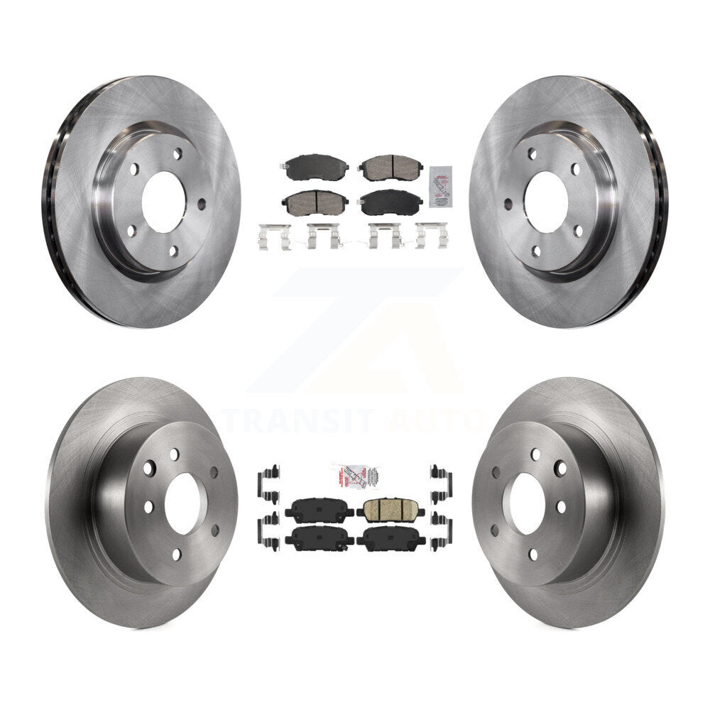 Front Rear Ceramic Pads And Disc Brake Rotors Kit For Nissan Sentra K8A-106782