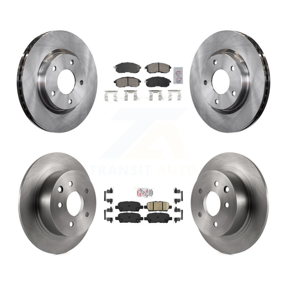 Front Rear Ceramic Pads And Disc Brake Rotors Kit For Nissan Sentra K8A-106782