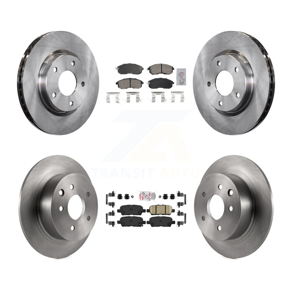Front Rear Ceramic Pads And Disc Brake Rotors Kit For Nissan Sentra K8A-106783