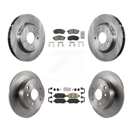 Front Rear Ceramic Pads And Disc Brake Rotors Kit For Nissan Sentra K8A-106783
