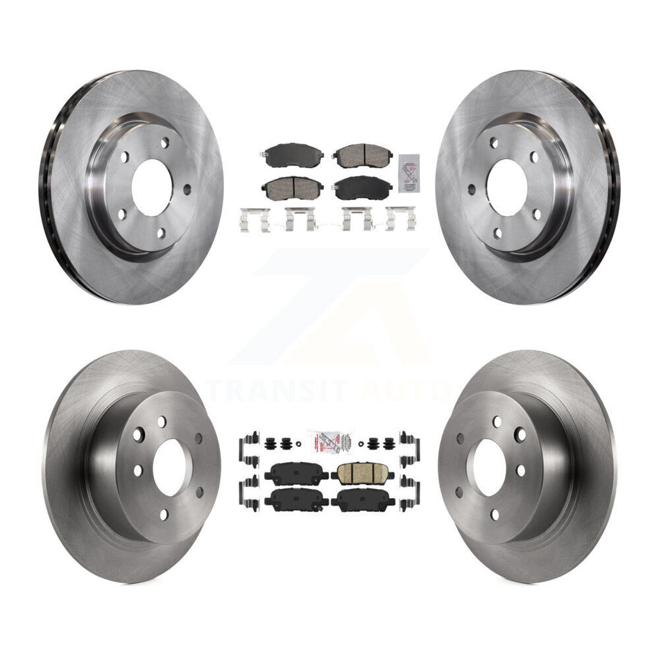 Front Rear Ceramic Pads And Disc Brake Rotors Kit For Nissan Sentra K8A-106783