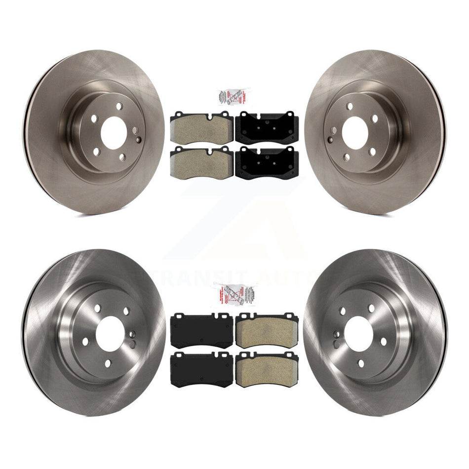 Front Rear Semi-Metallic Pad Brake Rotor Kit For 07-13 Mercedes-Benz S600 Armored Vehicle K8A-106787