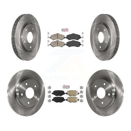 Front Rear Ceramic Pad & Brake Rotors Kit For Dodge Grand Caravan Chrysler Town Country K8A-106842