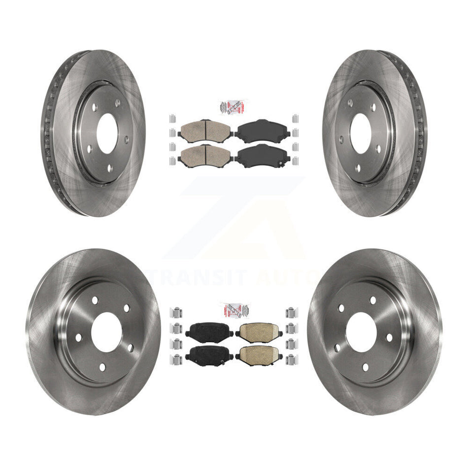 Front Rear Ceramic Pad & Brake Rotors Kit For Dodge Grand Caravan Chrysler Town Country K8A-106843