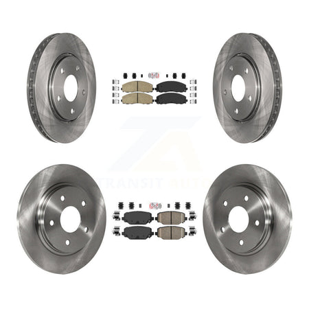 Front Rear Ceramic Pads And Disc Brake Rotors Kit For Dodge Grand Caravan K8A-106844