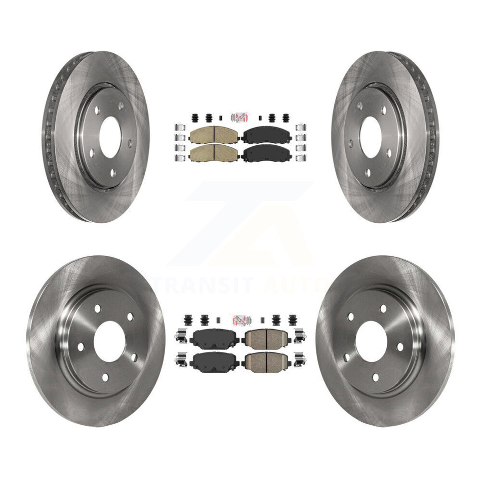Front Rear Ceramic Pads And Disc Brake Rotors Kit For Dodge Grand Caravan K8A-106844