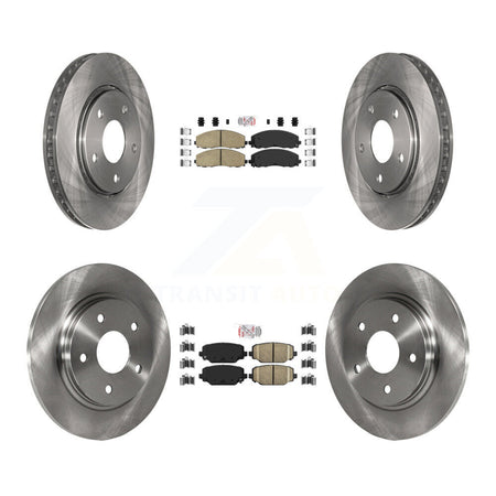 Front Rear Ceramic Pads And Disc Brake Rotors Kit For Dodge Grand Caravan K8A-106845