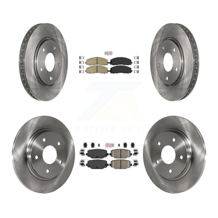 Front Rear Ceramic Pads And Disc Brake Rotors Kit For Dodge Grand Caravan K8A-106846