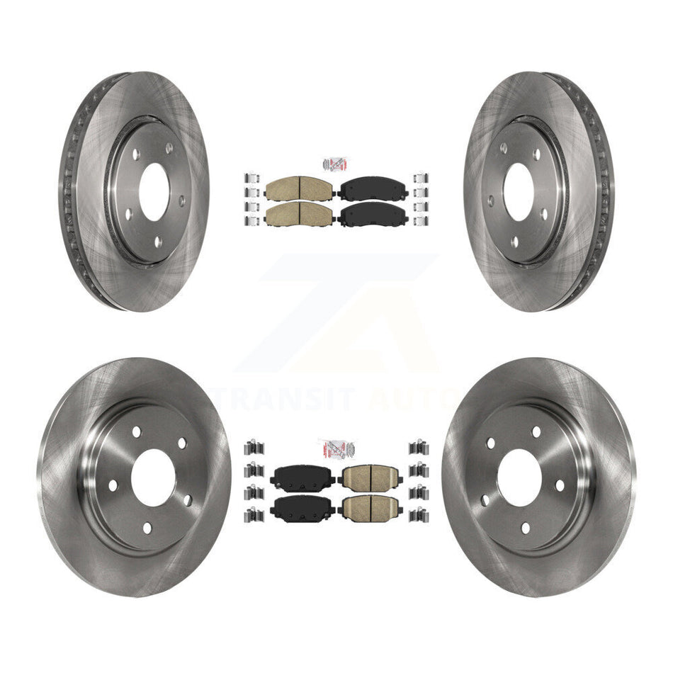 Front Rear Ceramic Pads And Disc Brake Rotors Kit For Dodge Grand Caravan K8A-106847