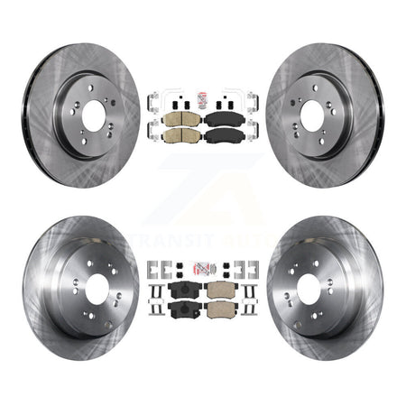 Front Rear Ceramic Pads And Disc Brake Rotors Kit For Acura RDX K8A-106848