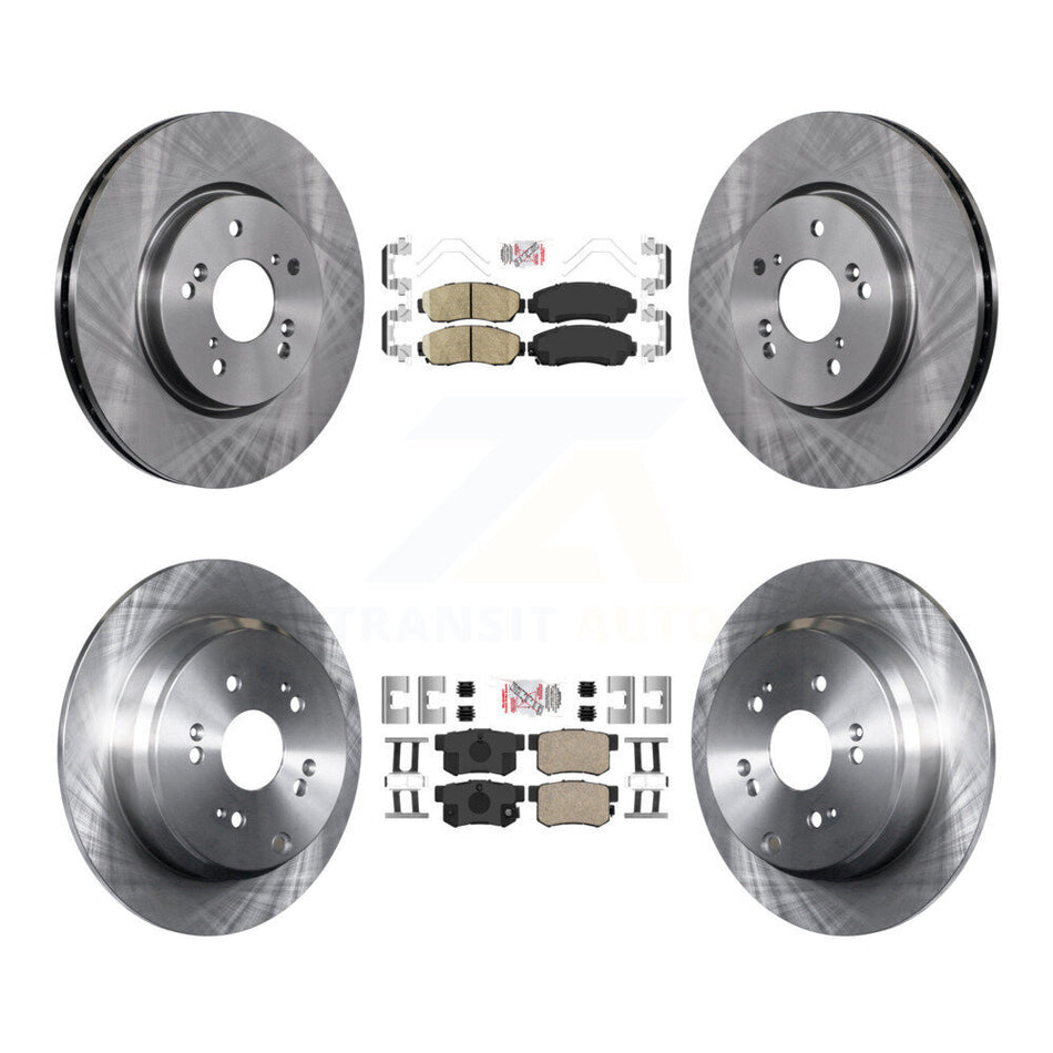 Front Rear Ceramic Pads And Disc Brake Rotors Kit For Acura RDX K8A-106849