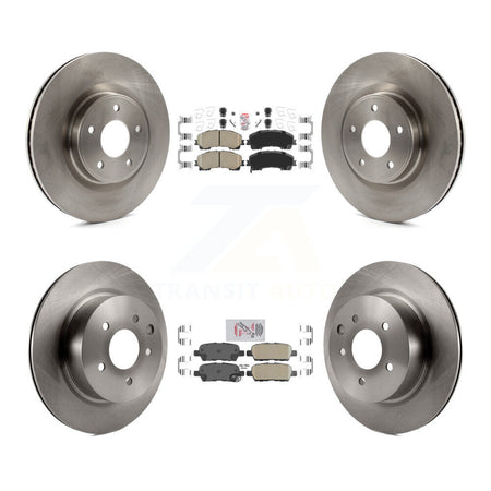Front Rear Ceramic Pads And Disc Brake Rotors Kit For 2016-2017 INFINITI QX50 K8A-106860