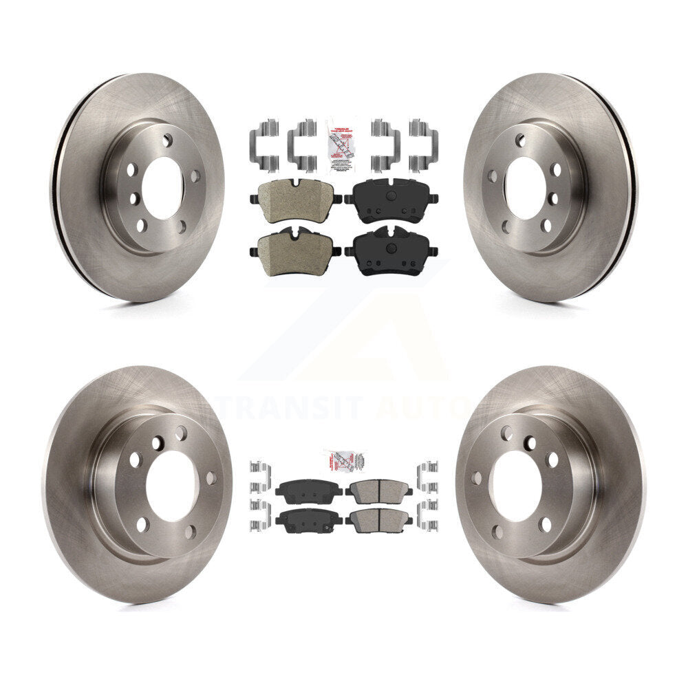 Front Semi-Metallic Rear Ceramic Pad & Brake Rotor Kit For Mini Cooper Countryman Paceman K8A-106864