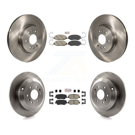 Front Rear Ceramic Pads And Disc Brake Rotors Kit For 2009-2011 Kia Borrego K8A-106880