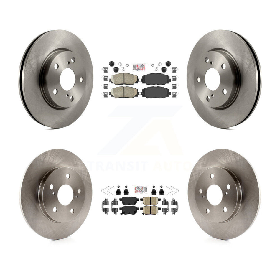 Front Rear Ceramic Pads And Disc Brake Rotors Kit For 2008-2015 Scion xB K8A-106881
