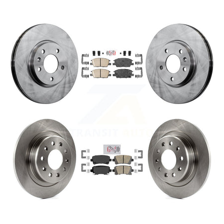 Front Rear Ceramic Pad And Disc Brake Rotor Kit For 2016 Chevrolet Malibu Carryover Model K8A-106887