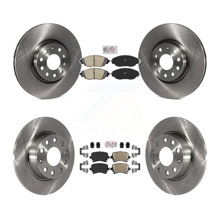 Front Rear Ceramic Pad & Brake Rotor Kit For 2015 Volkswagen GTI With Performance Package K8A-106890
