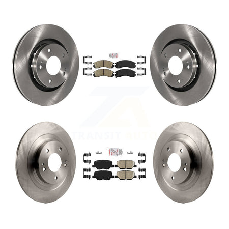 Front Rear Ceramic Pads And Disc Brake Rotors Kit For Mitsubishi Outlander PHEV K8A-106902