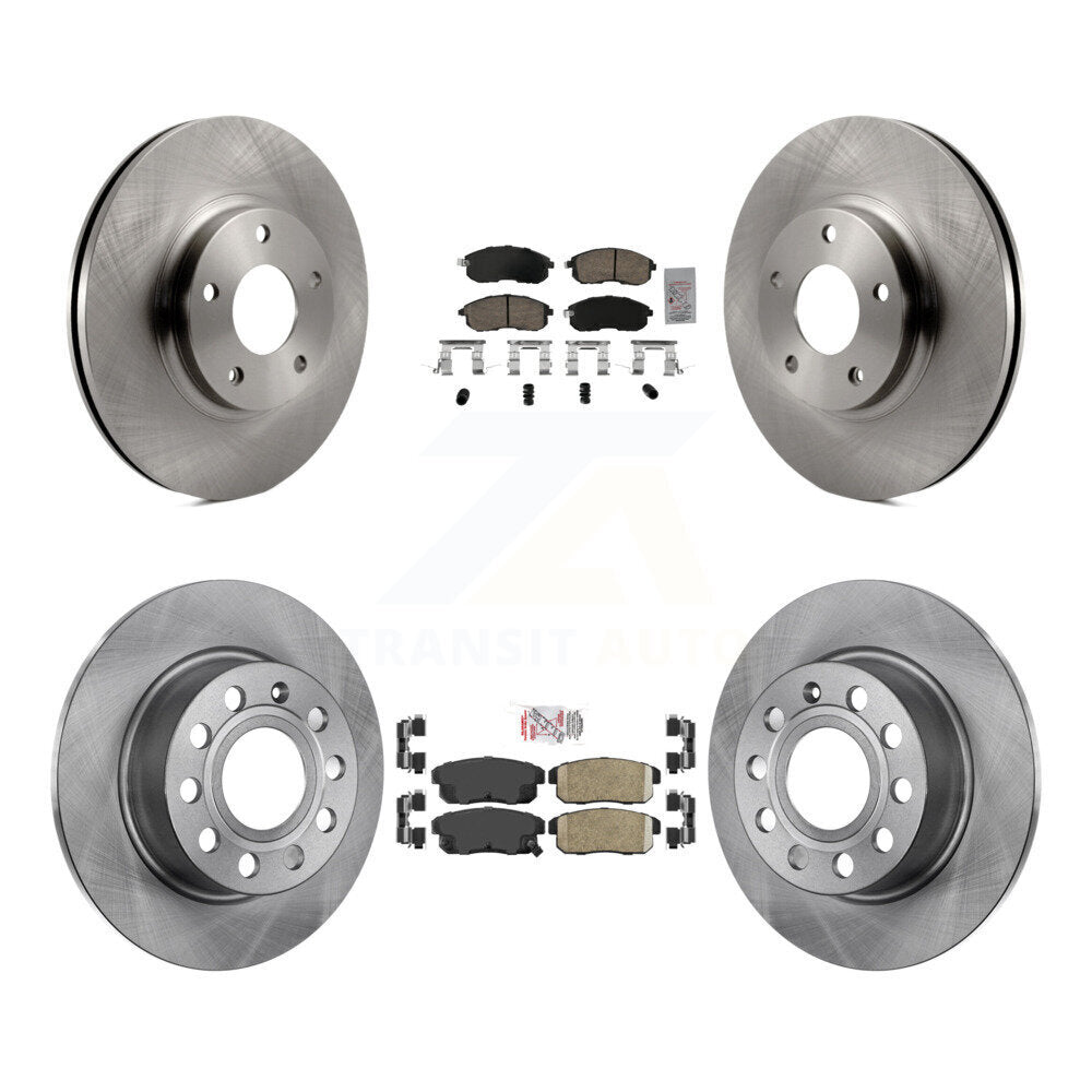 Front Rear Ceramic Pads And Disc Brake Rotors Kit For 2002-2004 INFINITI I35 K8A-106903