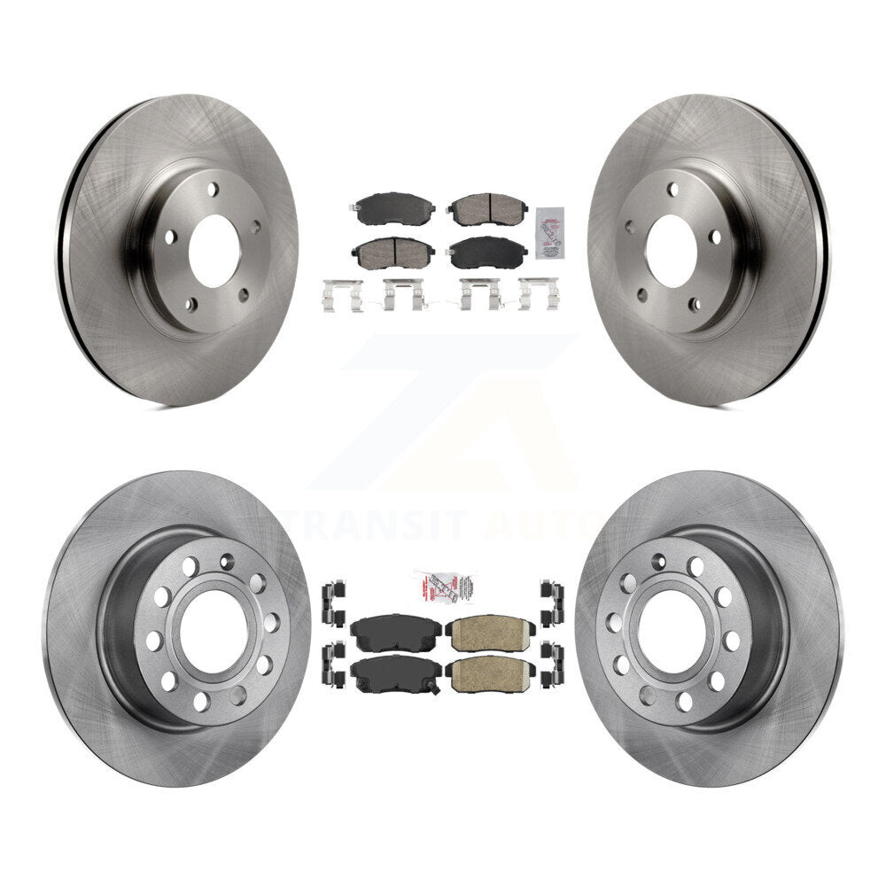Front Rear Ceramic Pads And Disc Brake Rotors Kit For 2002-2004 INFINITI I35 K8A-106904