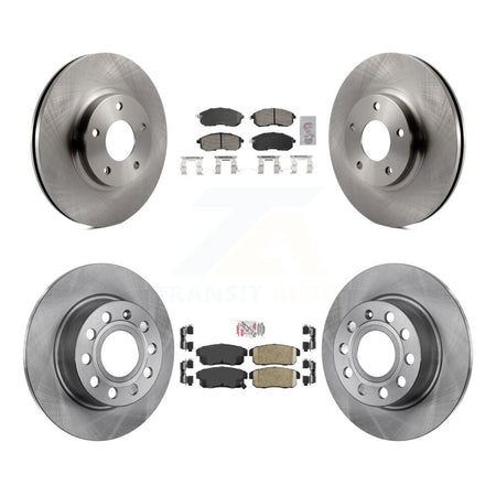 Front Rear Ceramic Pads And Disc Brake Rotors Kit For 2002-2004 INFINITI I35 K8A-106904