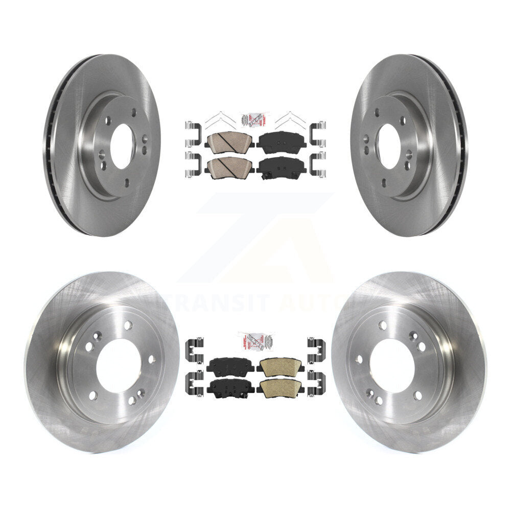 Front Rear Ceramic Pads And Disc Brake Rotors Kit For Hyundai Ioniq Kia Niro K8A-106908