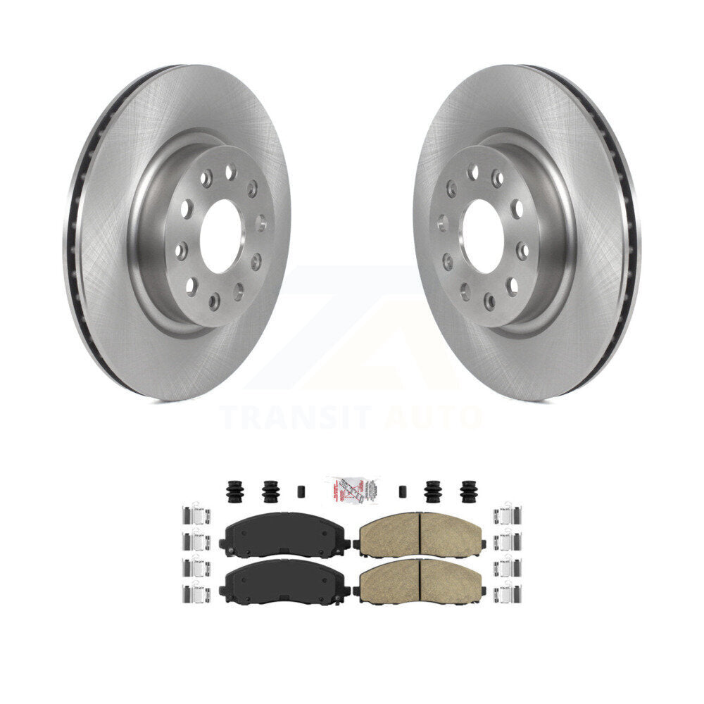 Front Disc Brake Rotors And Ceramic Pads Kit For Jeep Wrangler K8A-106919