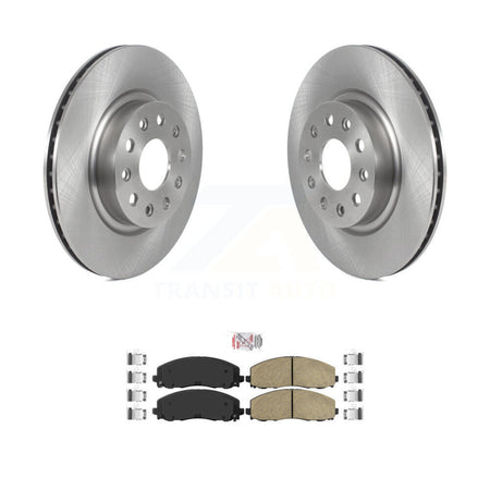 Front Disc Brake Rotors And Ceramic Pads Kit For Jeep Wrangler K8A-106920