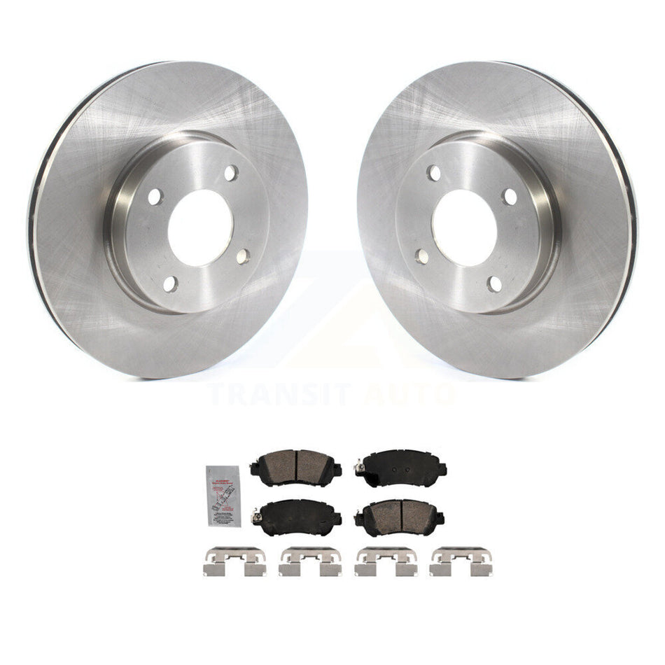 Front Disc Brake Rotors And Ceramic Pads Kit For Nissan Kicks Versa K8A-106936