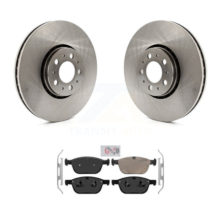 Front Brake Rotors & Ceramic Pad Kit For 03-14 Volvo XC90 With 328mm Diameter Rotor K8A-106941