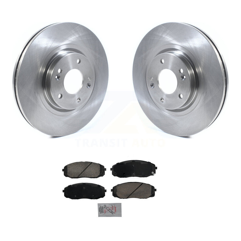 Front Disc Brake Rotors And Ceramic Pads Kit For 2020-2021 Kia Sedona K8A-106974