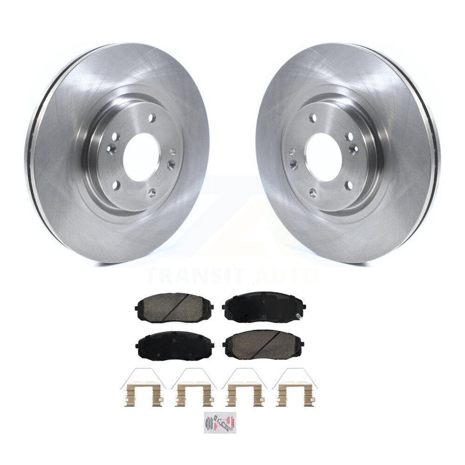 Front Disc Brake Rotors And Ceramic Pads Kit For 2020-2021 Kia Sedona K8A-106974