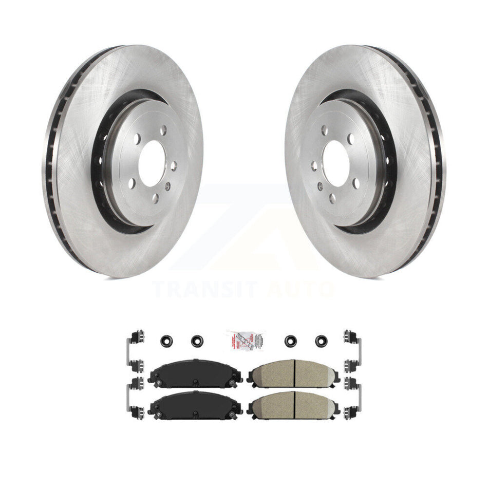 Front Disc Brake Rotors Ceramic Pad Kit For Dodge Charger With 370mm Diameter Rotor K8A-106983